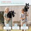 Hobby Horse – koń na kiju dla dzieci 68 cm (czarny)